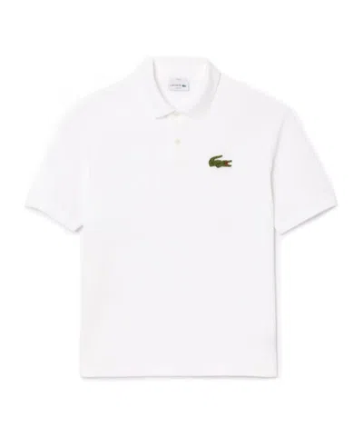 Lacoste Short-sleeved Polo Shirt In White
