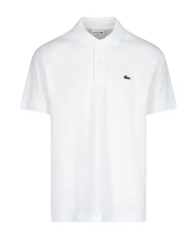 Lacoste Slim Fit Core Polo In White