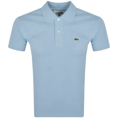 Lacoste Short Sleeved Polo T Shirt Blue