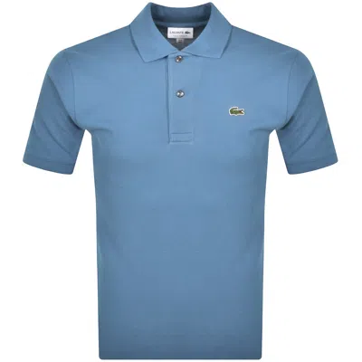 Lacoste Short Sleeved Polo T Shirt Blue