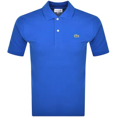 Lacoste Short Sleeved Polo T Shirt Blue