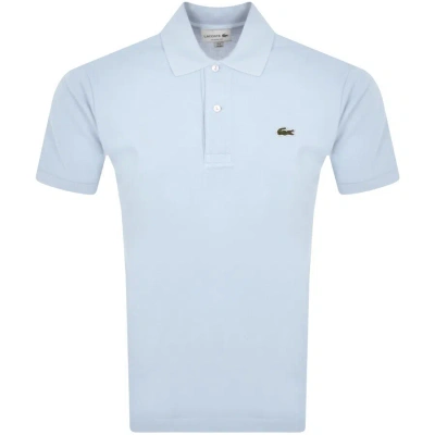 Lacoste Short Sleeved Polo T Shirt Blue