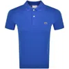 LACOSTE LACOSTE SHORT SLEEVED POLO T SHIRT BLUE