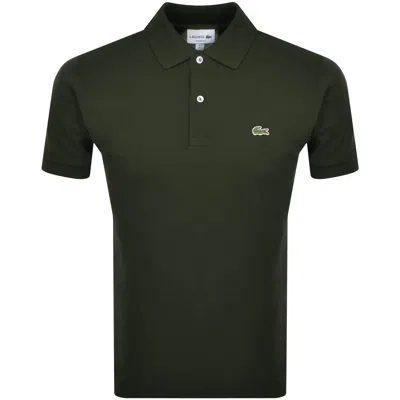 Lacoste Short Sleeved Polo T Shirt Green