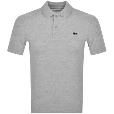 Lacoste Short Sleeved Polo T Shirt Grey