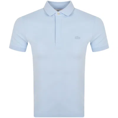 Lacoste Short Sleeved Polo T Shirt Sky Blue