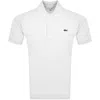 Lacoste Short Sleeved Polo T Shirt White In White