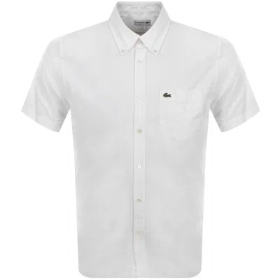 Lacoste Short Sleeved Shirt White