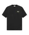 Lacoste Short-sleeved T-shirt In Black