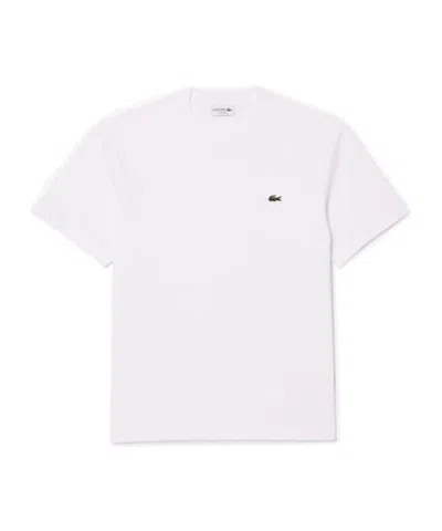 Lacoste Basic Crew Neck Sport Tee In White