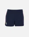 Lacoste Stretch Tennis Shorts With Piping And Side Stripe