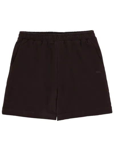 Lacoste Shorts In Cotone Con Logo In Multi