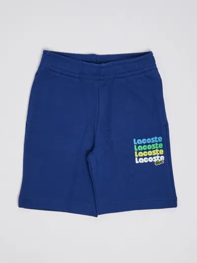 Lacoste Kids' Shorts Shorts In Blu Medio