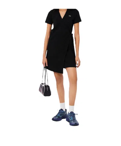 Lacoste Shortsleeve Dress In Black