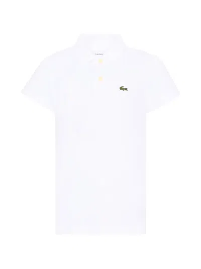 Lacoste Kids' Short-sleeve Polo In White