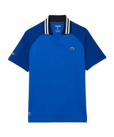 Lacoste Shortsleeve Sport Polo Shirt In Blue