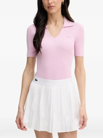 Lacoste Short-sleeve T-shirt In Pink