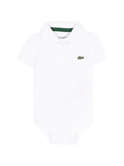 Lacoste Babies' Short-sleeved Polo Body In White