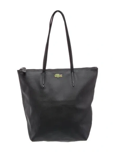 Pre-owned Lacoste Shoulder Bag In Black