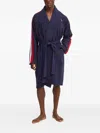 Lacoste Side-stripe Robe In Multi