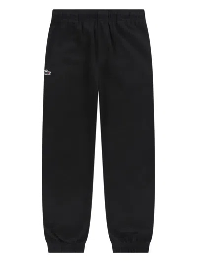 Lacoste Kids' Side Stripe Tracksuit In Black