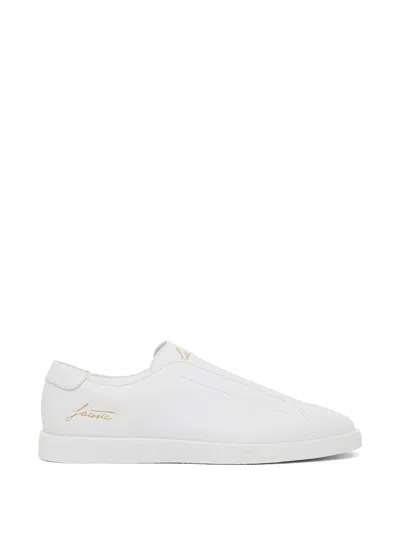 Lacoste Signature Slip-on Sneakers In White