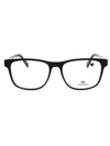 Lacoste Sleek Rectangular Eyeglasses For Men In Black