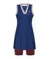 Lacoste Ultra Dry Tennis Dress And Removable Shorts - 36 In Blue