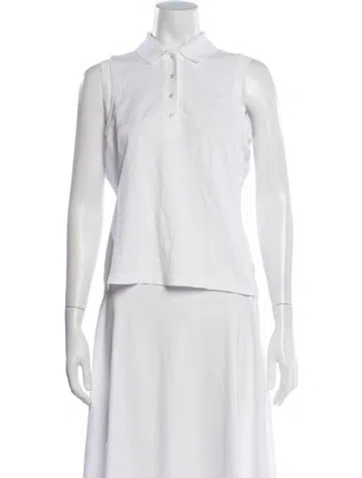 Pre-owned Lacoste Sleeveless Polo In Neutrals