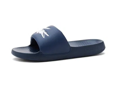 Lacoste Serve Slide Sandal In Blue