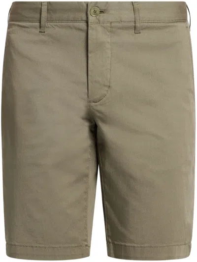Lacoste Slim-cut Chino Shorts In Green