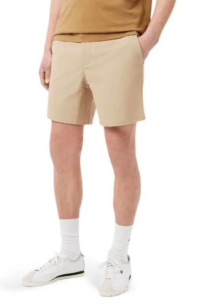 Lacoste Slim Fit Commuter Shorts In Brown