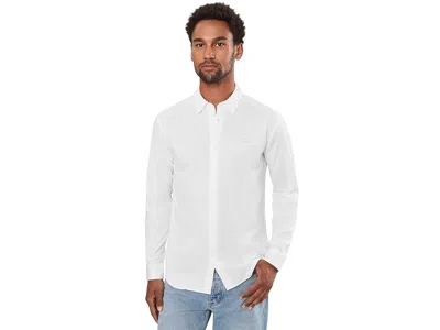 Lacoste Slim Fit Cotton Blend Shirt - 17½ - 44 In White