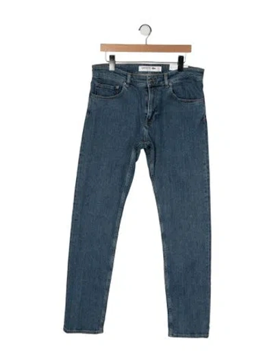 Pre-owned Lacoste Slim Fit Jeans W/ Tags In Blue