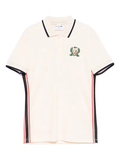 Lacoste Slim Fit Polo Shirt In White