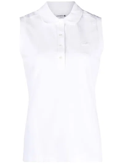 Lacoste Slim Fit Polo In White