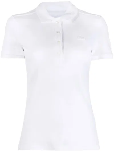 Lacoste Slim Fit Polo In White