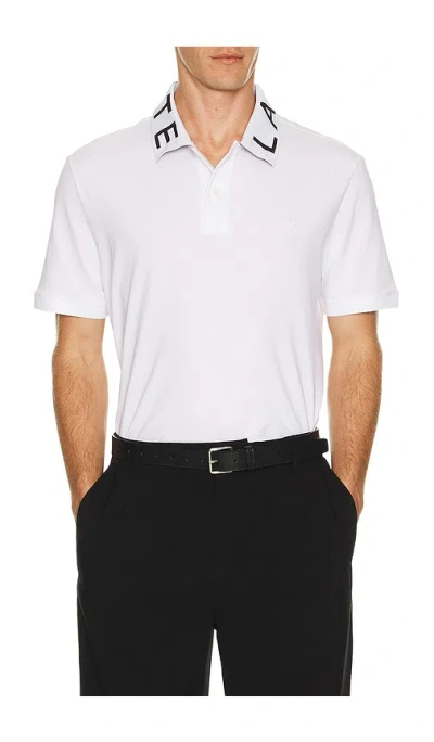 Lacoste Slim Fit Polo In White