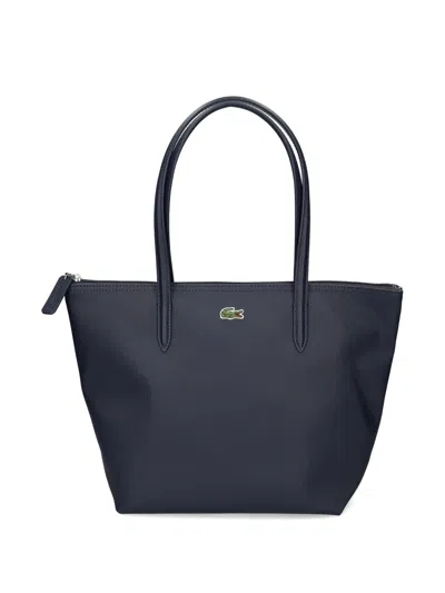 Lacoste Small Concept L.12 Tote Bag In Black