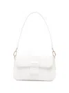 Lacoste Small Flap Shoulder Bag In White
