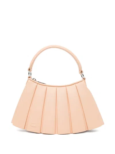 Lacoste Small Lenglen Tote Bag In Pink
