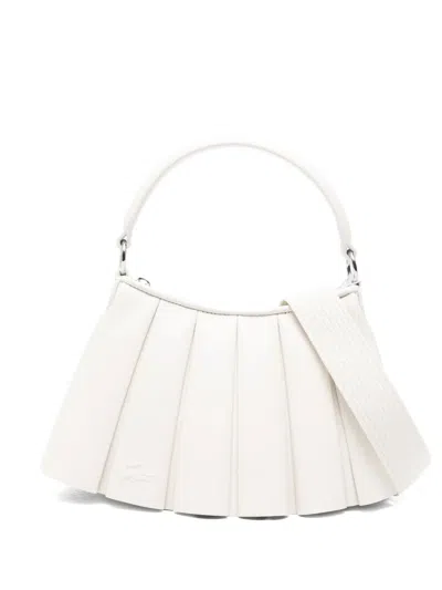 Lacoste Small Lenglen Tote Bag In White