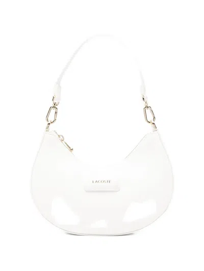 Lacoste Small Moon Logo-detail Tote Bag In White