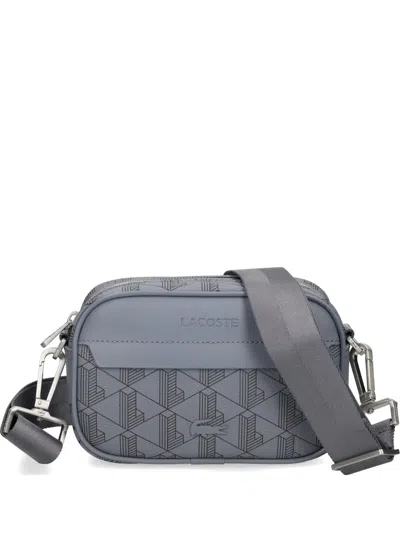 Lacoste Small The Blend Crossbody Bag In Gray