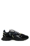 Lacoste Leather And Mesh Neo Sneakers With Contrast Accents