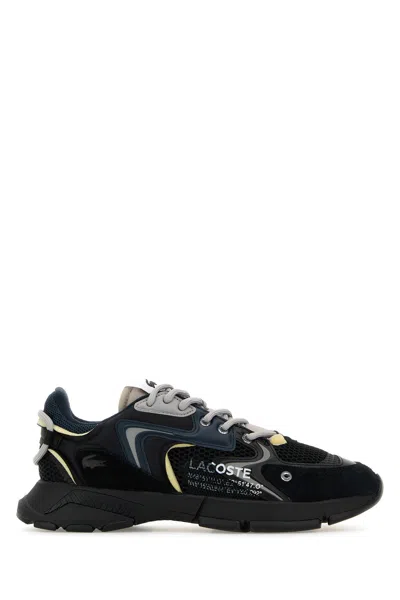 LACOSTE SNEAKERS L003 NEO MULTICOLOR IN PELLE E RETE UOMO