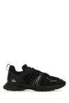 Lacoste Mesh Upper Sneakers With Pull Tab And Rubber Sole