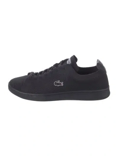 Pre-owned Lacoste Sneakers In Black