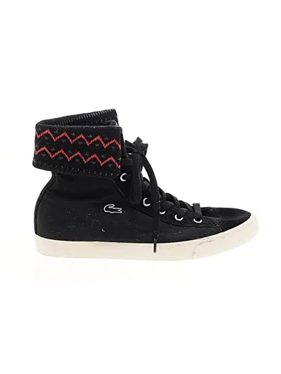 Pre-owned Lacoste Sneakers In Black