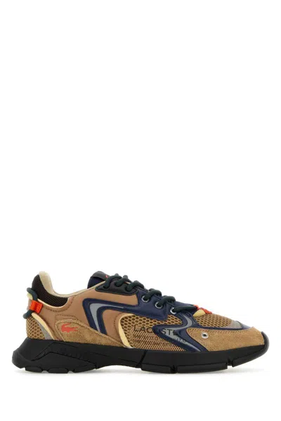 Lacoste L003 Neo Textile Panelled Sneakers In Multicoloured